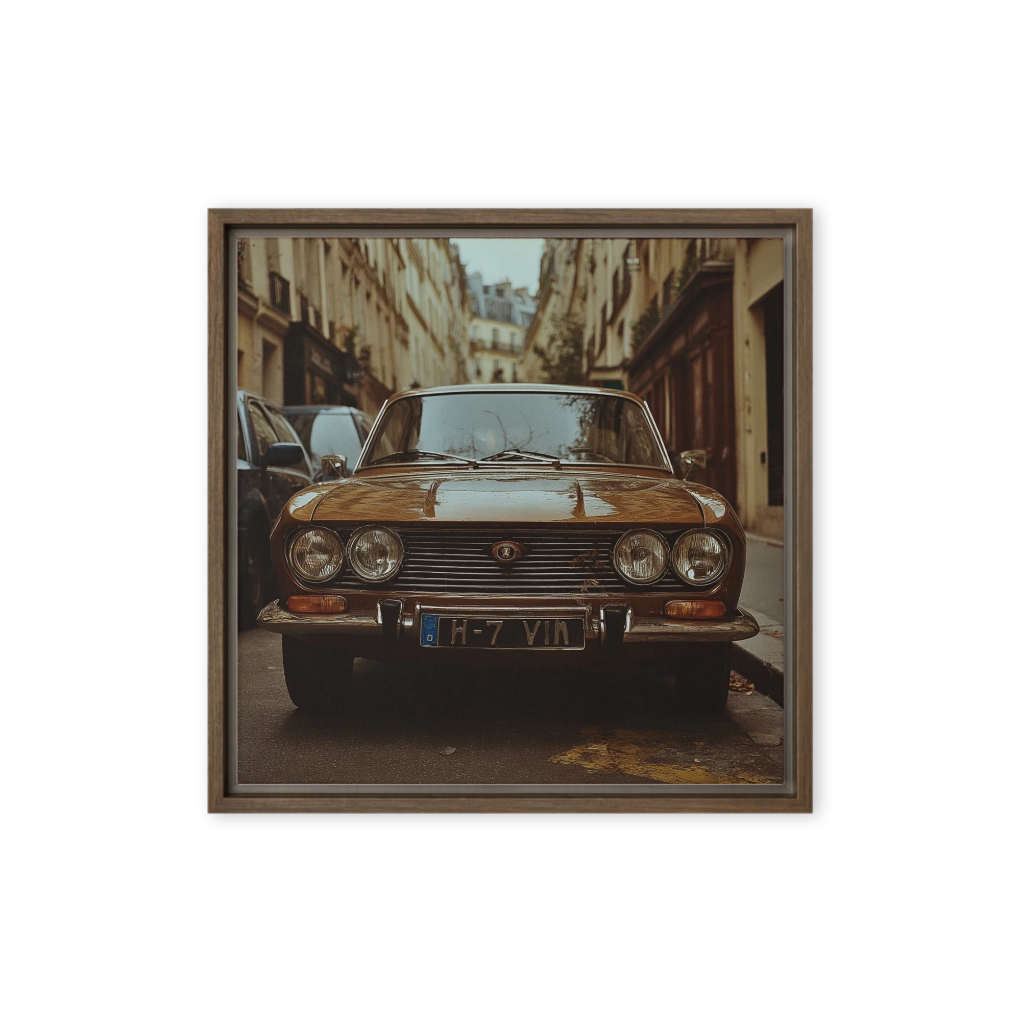 Vintage Car in Paris | Art Print