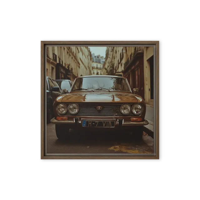 Vintage Car in Paris | Art Print