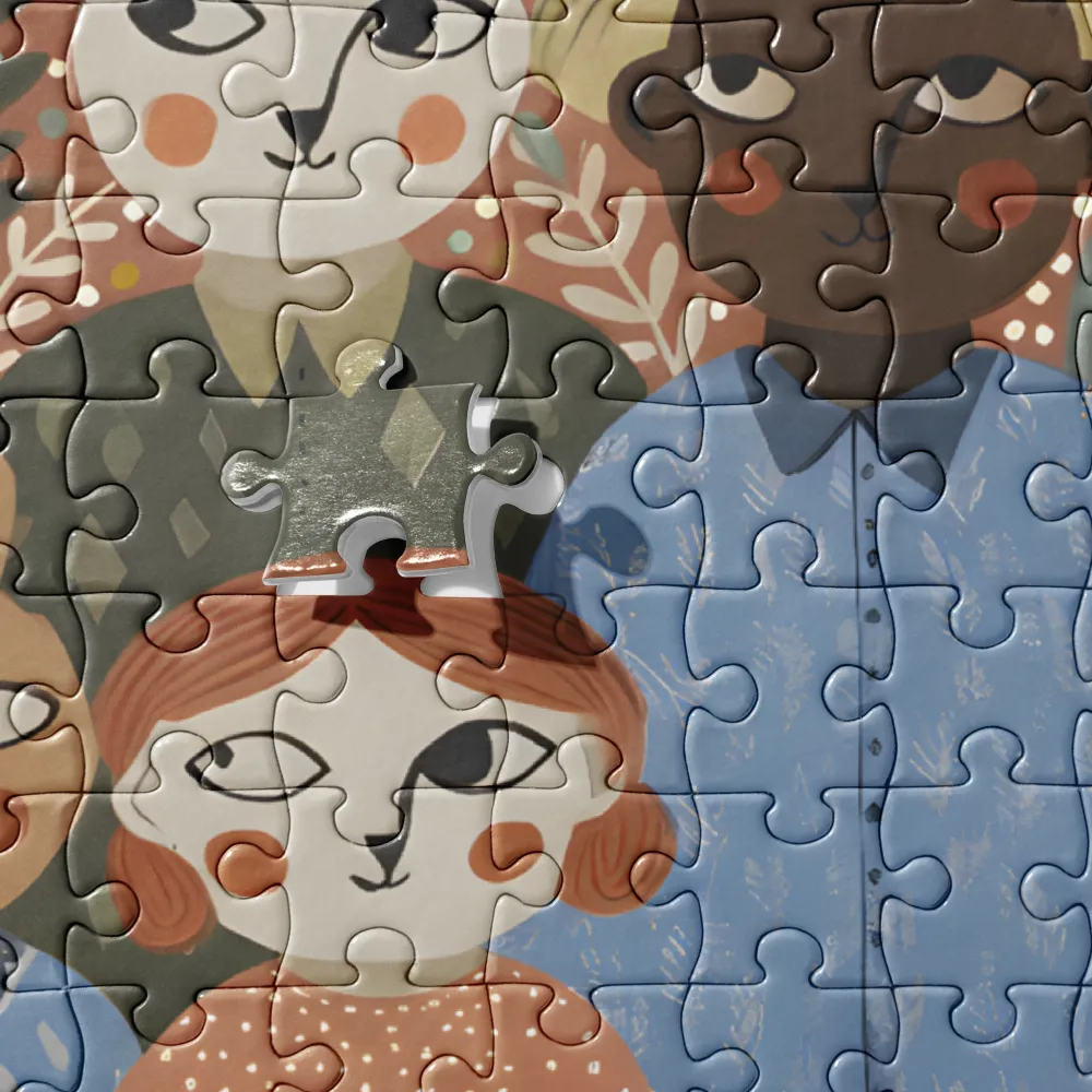 Garden Gathering 
 Jigsaw Puzzle