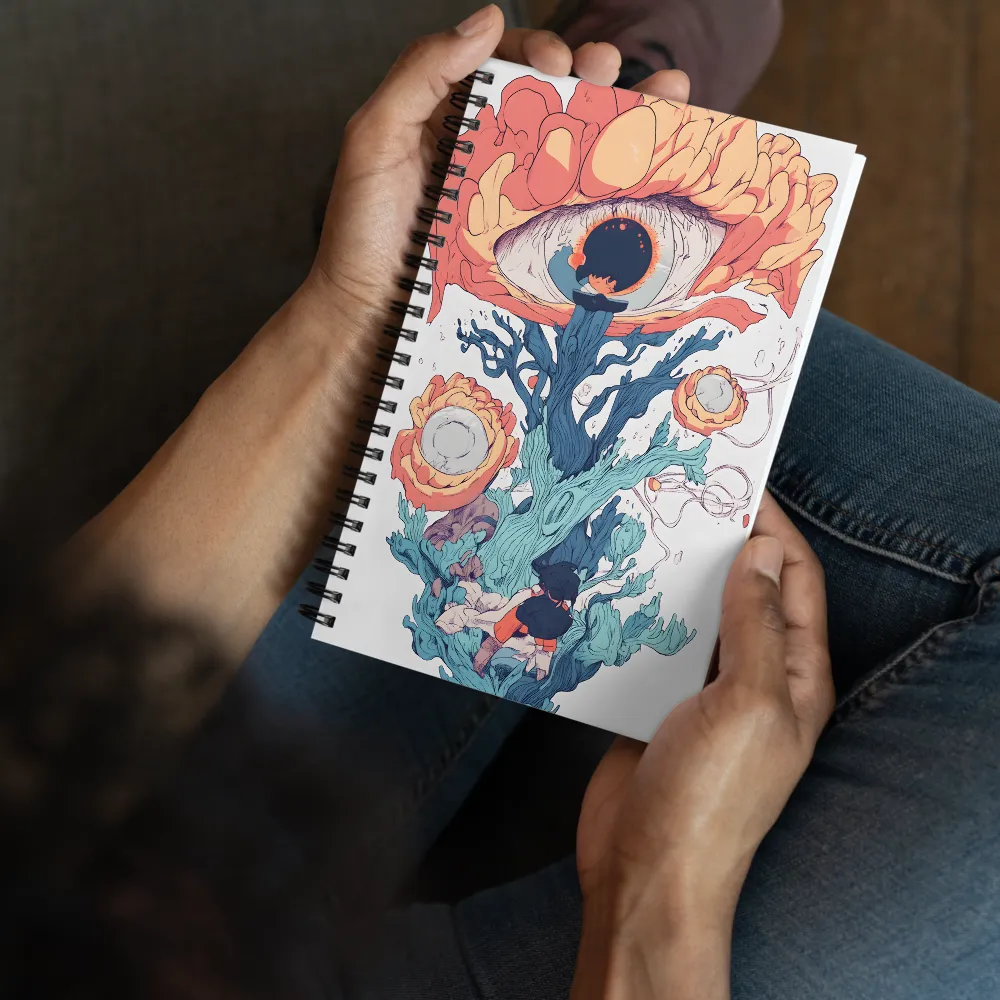 Cosmic Eye Dreamscape 
 Spiral Notebook | 140 pages