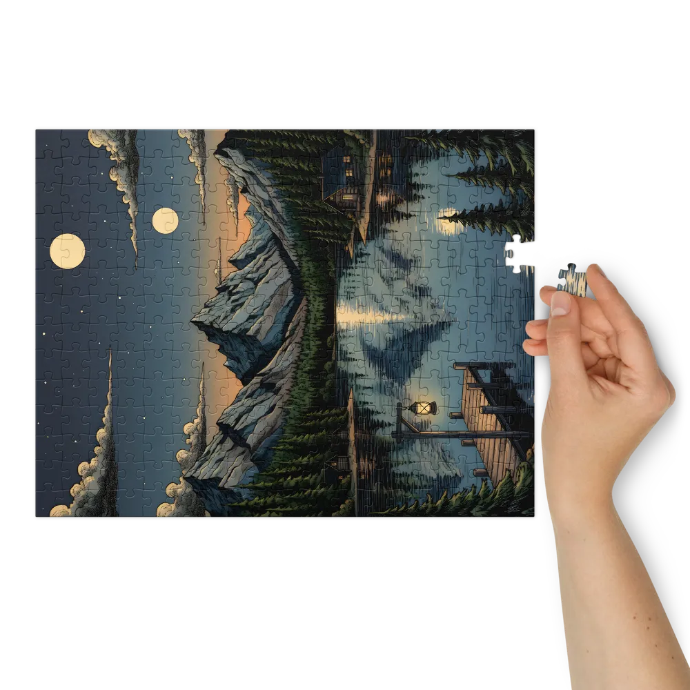 Lakeside Nocturne | Jigsaw Puzzles