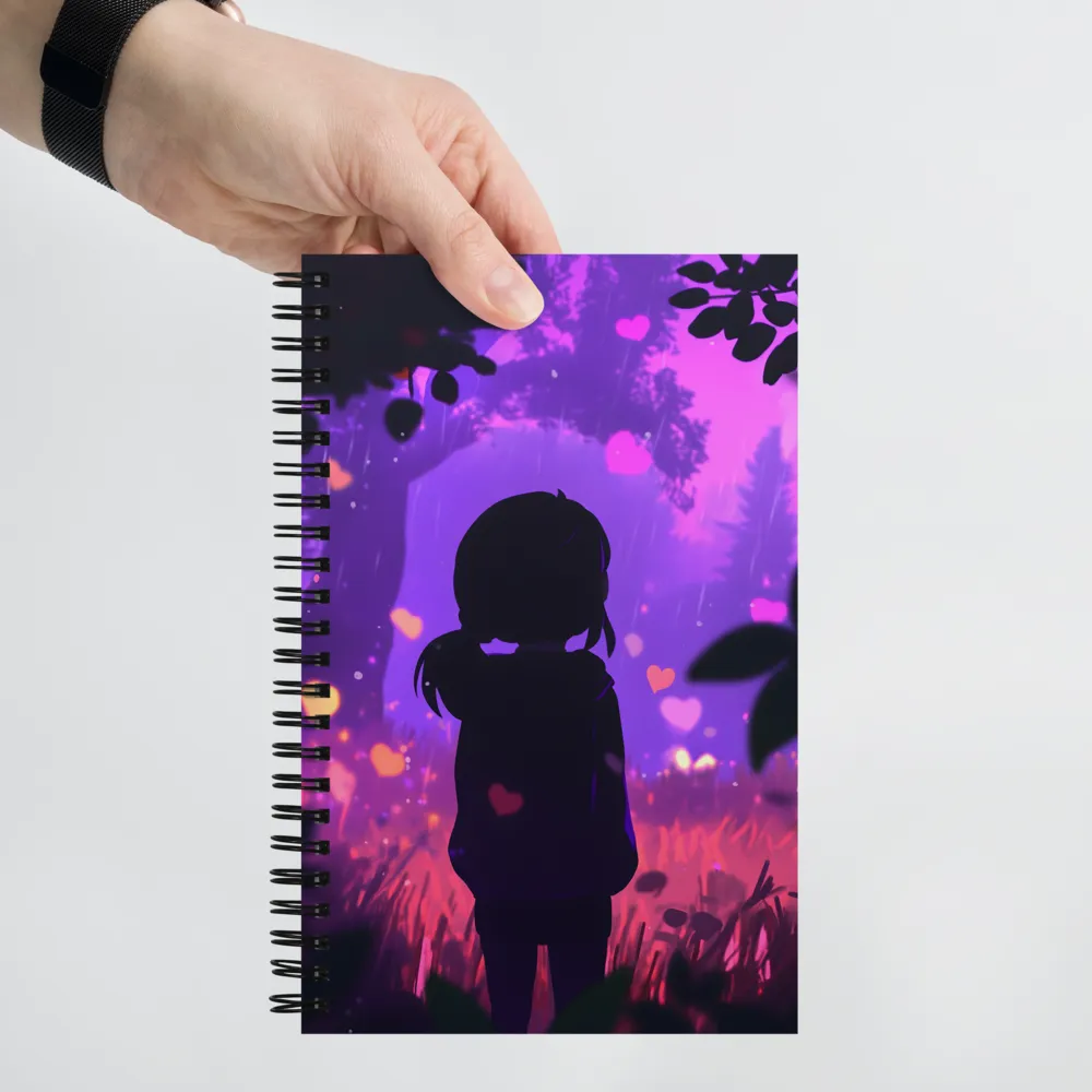 Whispers of the Heart Rain 
 Spiral Notebook | 140 pages