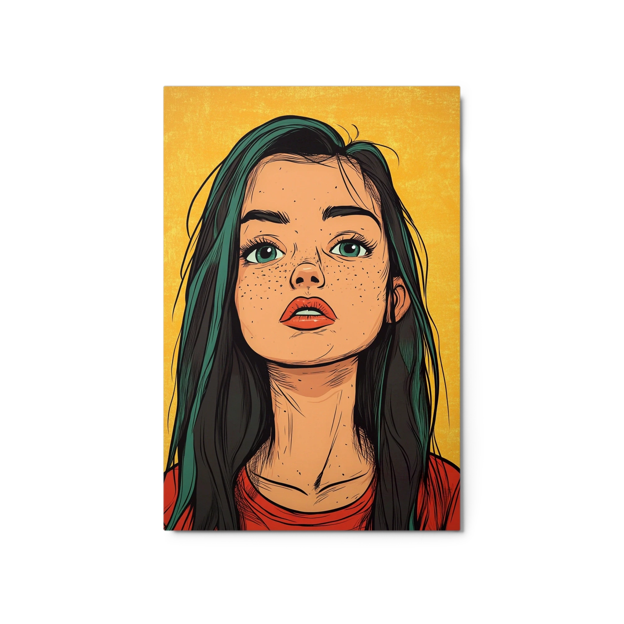 Digital Portrait of Young Woman