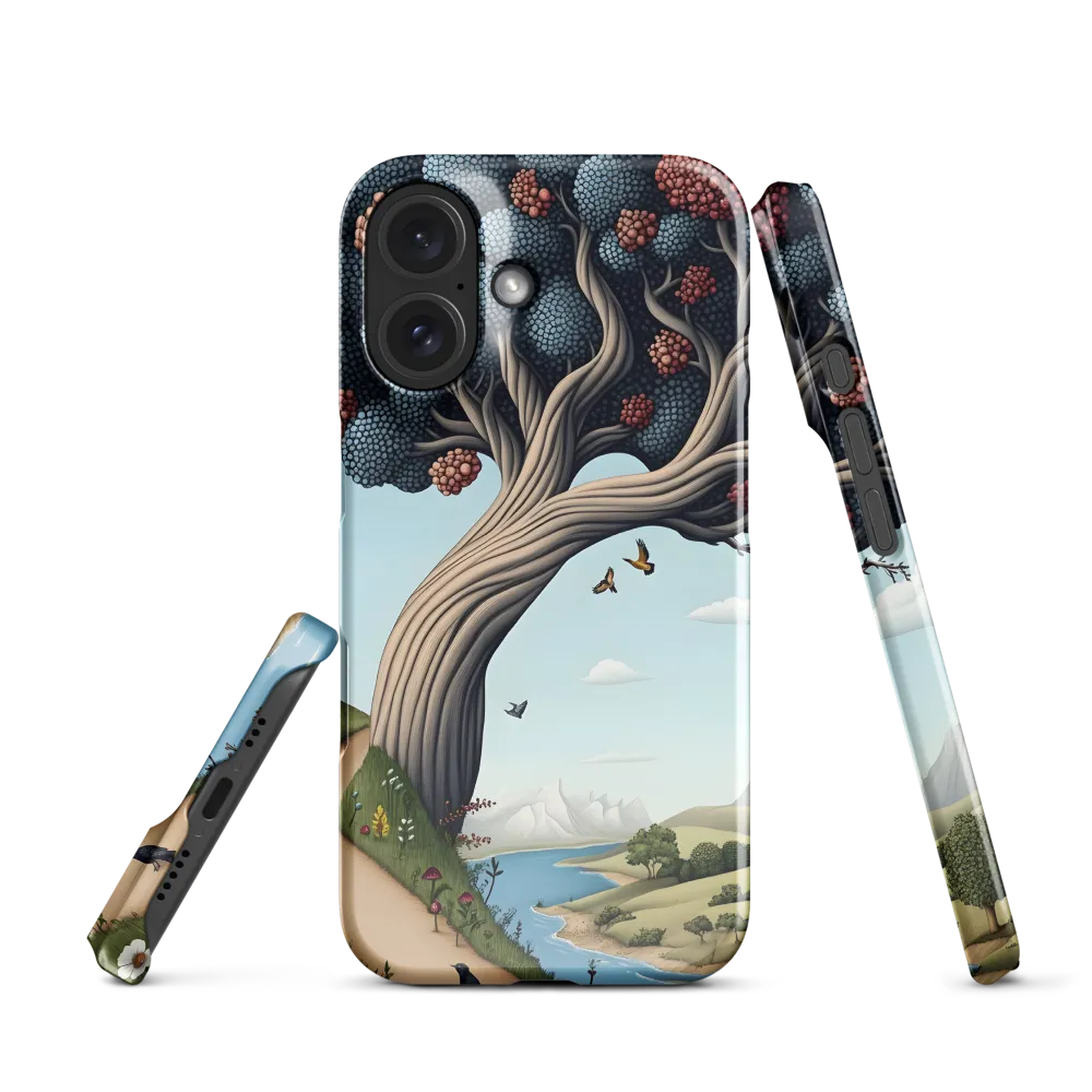 Whimsical Textured Tree 
 iPhone 14 Plus | Snap Case
