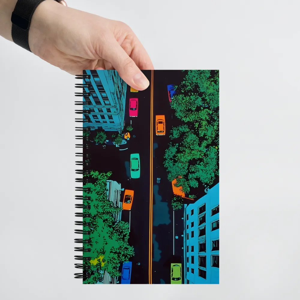 Urban Traffic Flow 
 Spiral Notebook | 140 pages