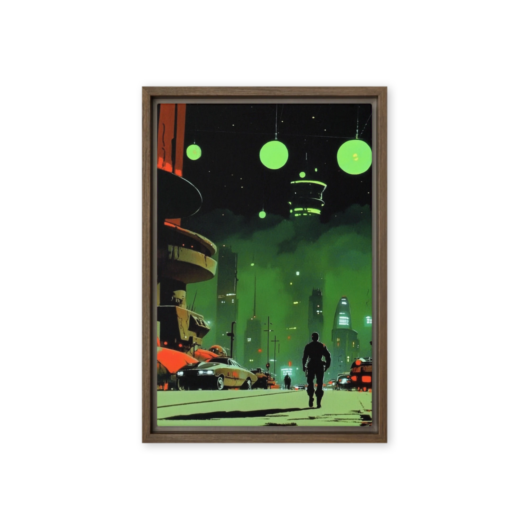 Futuristic Cityscape at Night