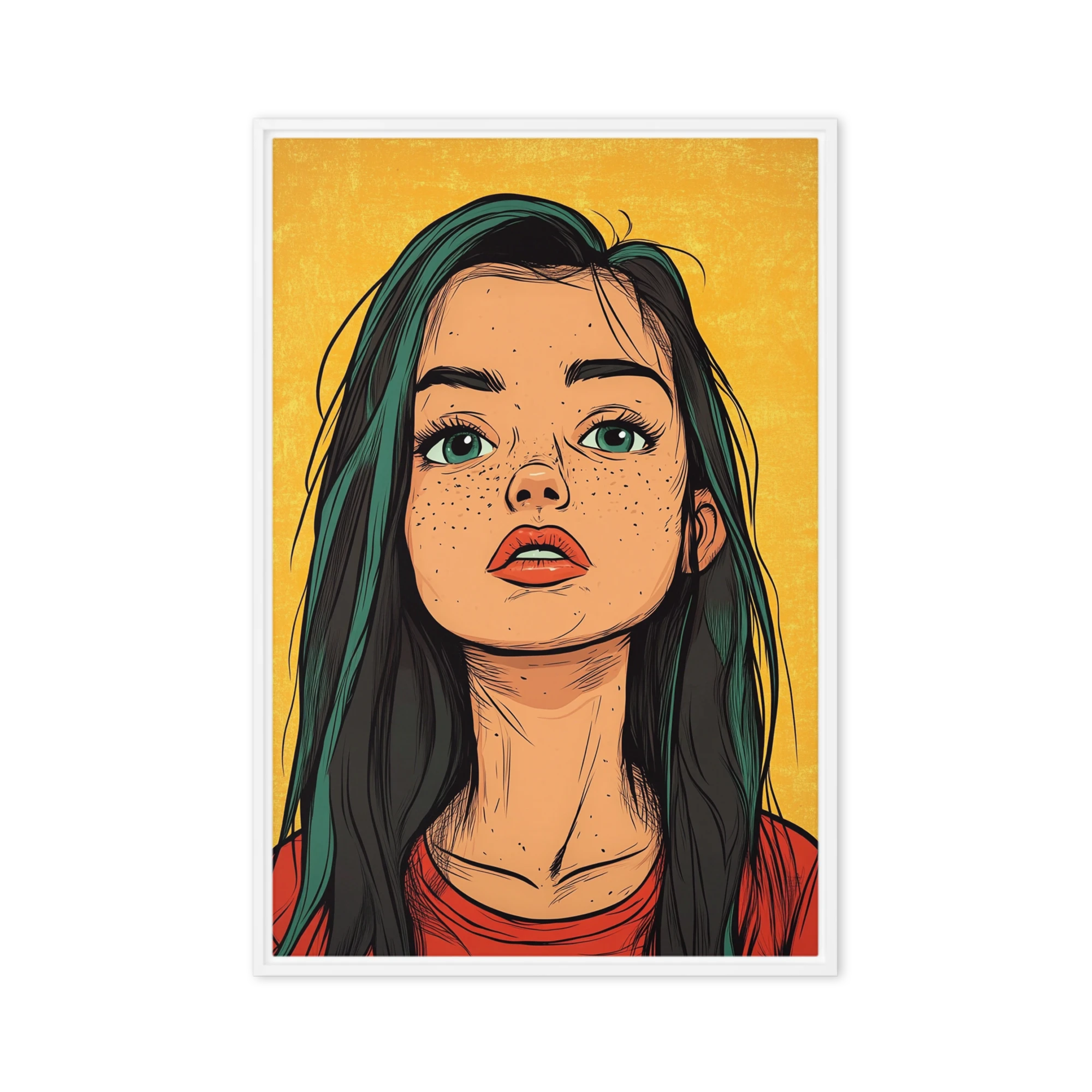 Digital Portrait of Young Woman