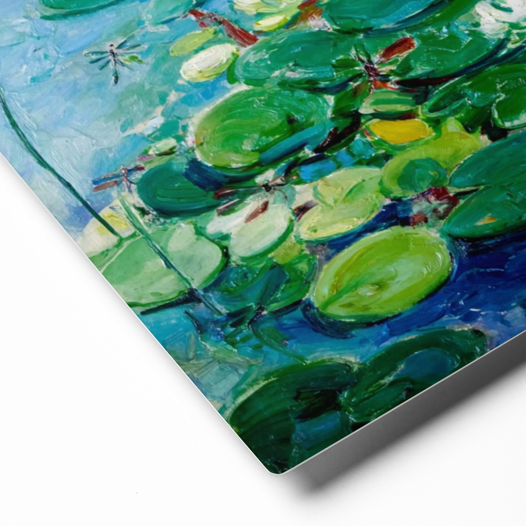 Water Lilies and Dragonflies | Art Print