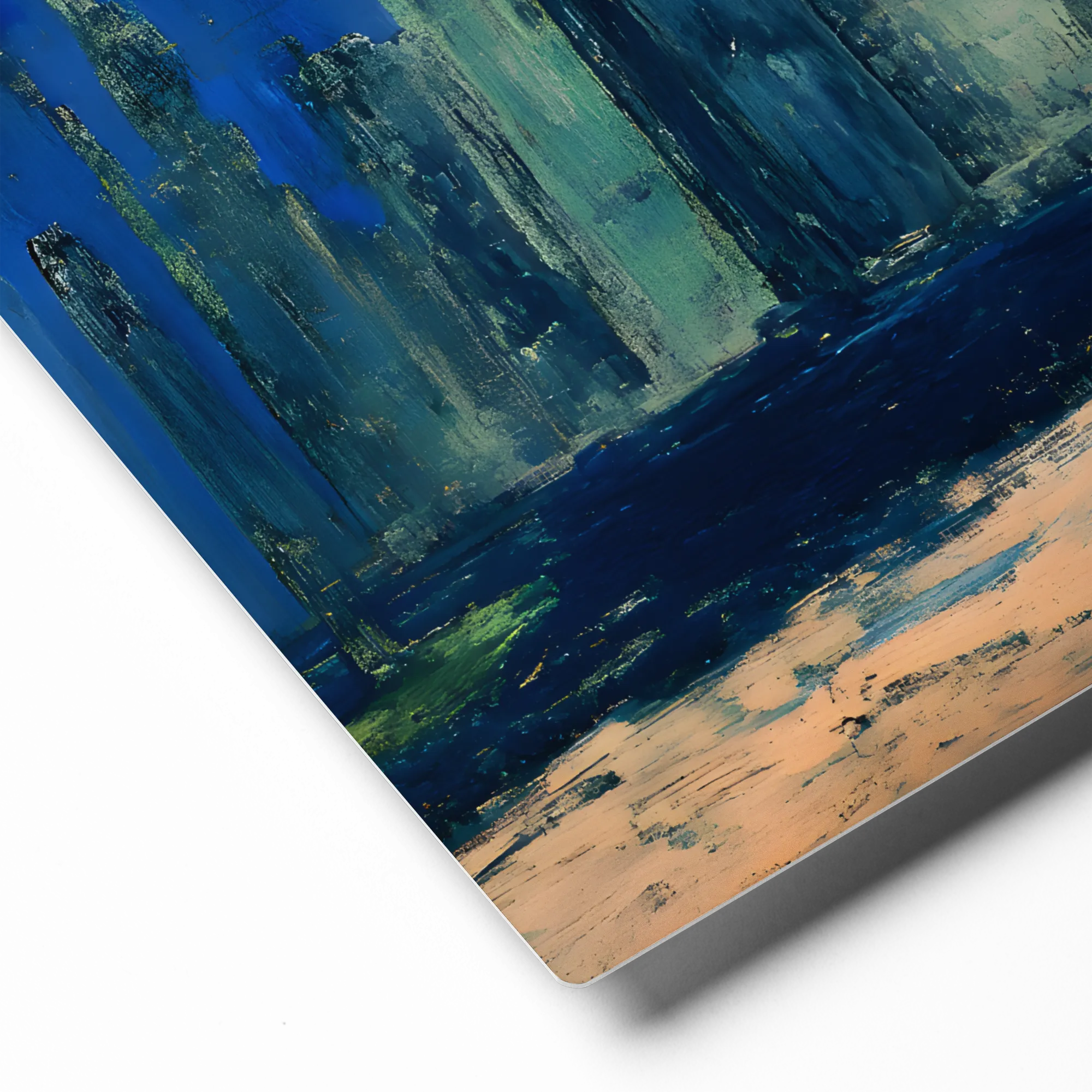The Midnight Voyage 
 Canvas with Brown Frame