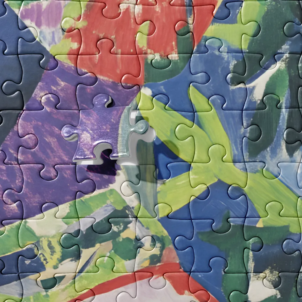 The Blue Portrait 
 Jigsaw Puzzle in Tin Box
