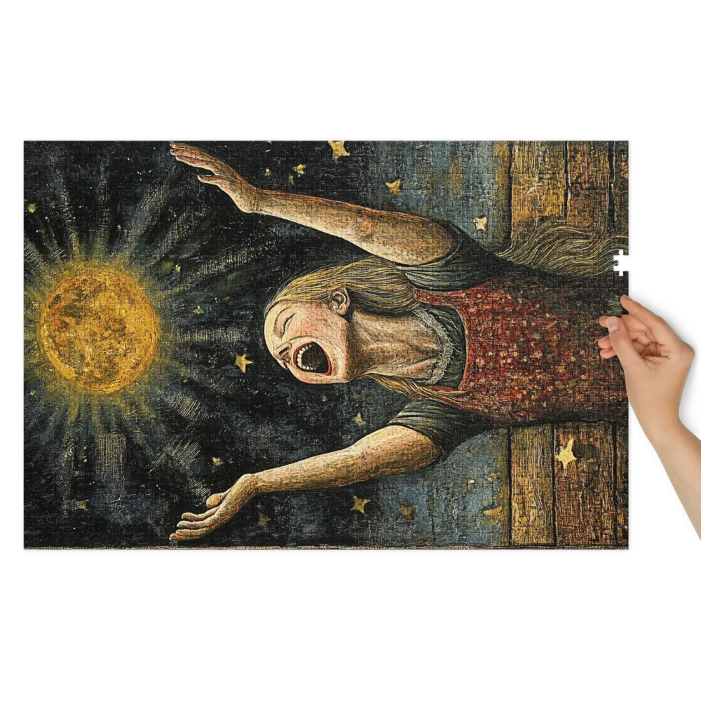 Êxtase Celestial Feminino 
 Puzzle em caixa de metal
