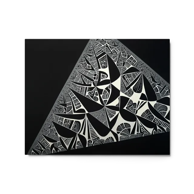 Monochromatic Fractures | Art Print