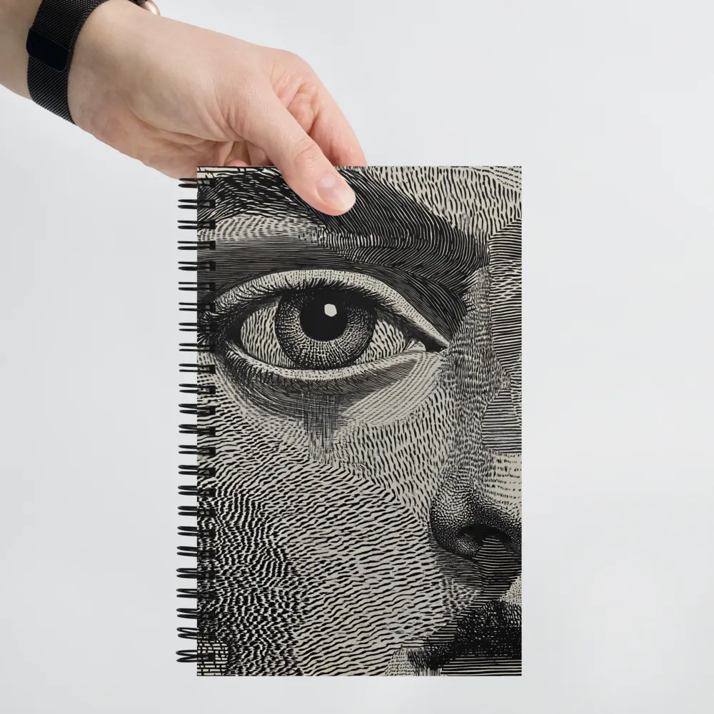 The Engraved Gaze 
 Spiral Notebook | 140 pages
