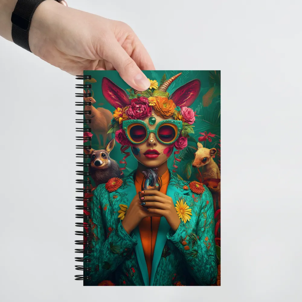 Flora and Fauna Fantasia 
 Spiral Notebook | 140 pages