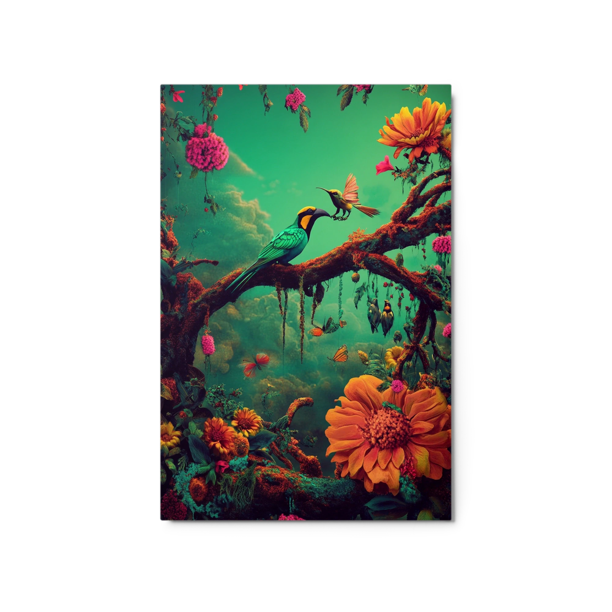 Surreal Birds and Flowers