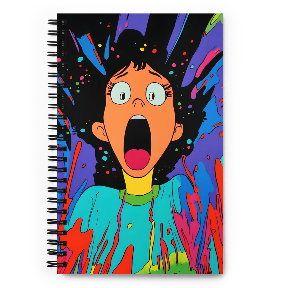 Exploding Expression of Color 
 Spiral Notebook | 140 pages