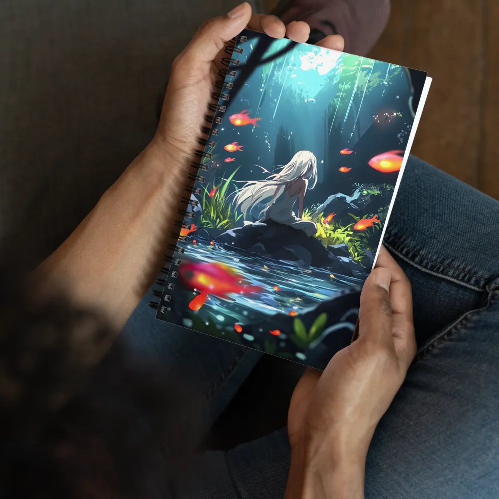 Ethereal Pond Vision 
 Spiral Notebook | 140 pages