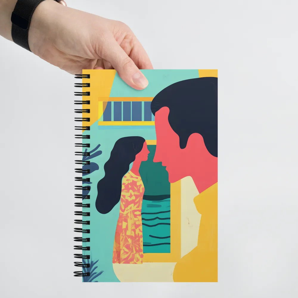 Gaze Across 
 Spiral Notebook | 140 pages