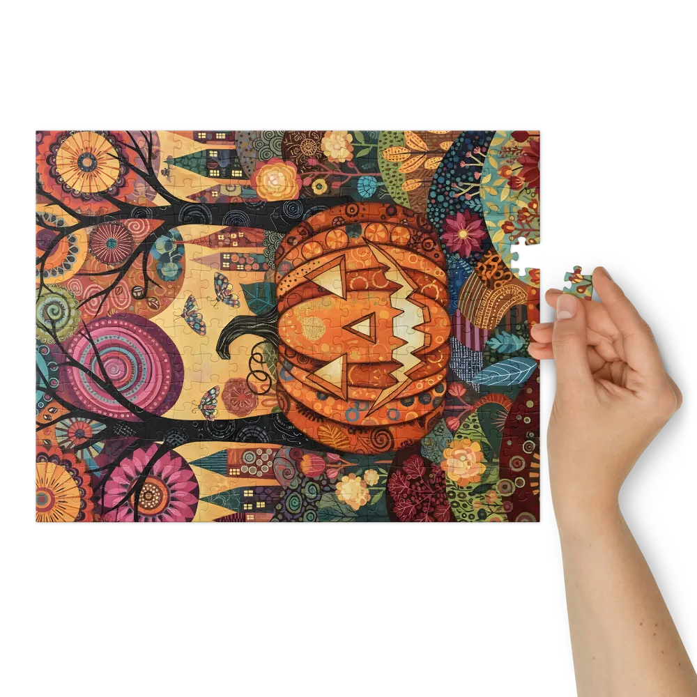 Whimsical Pumpkin Patch | Jigsaw Puzzles