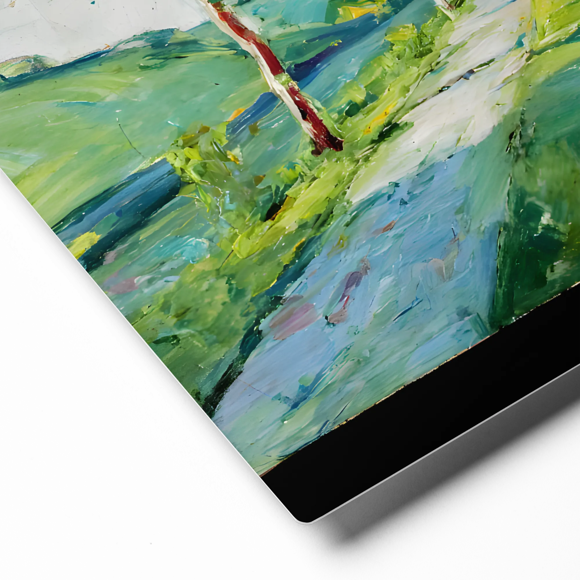 Sunlit Path Impressionist View 
 Canvas | 32″x 32″