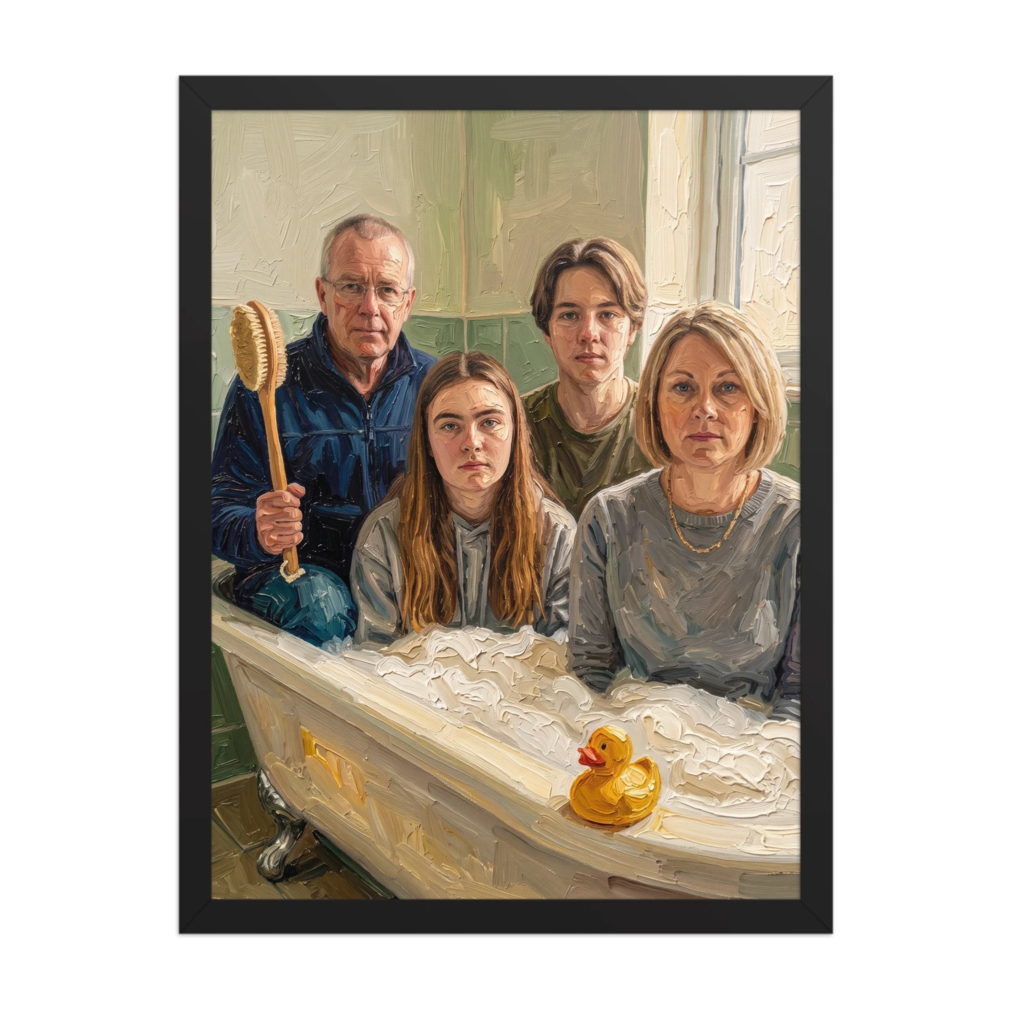 Bubble Bath Family Portrait