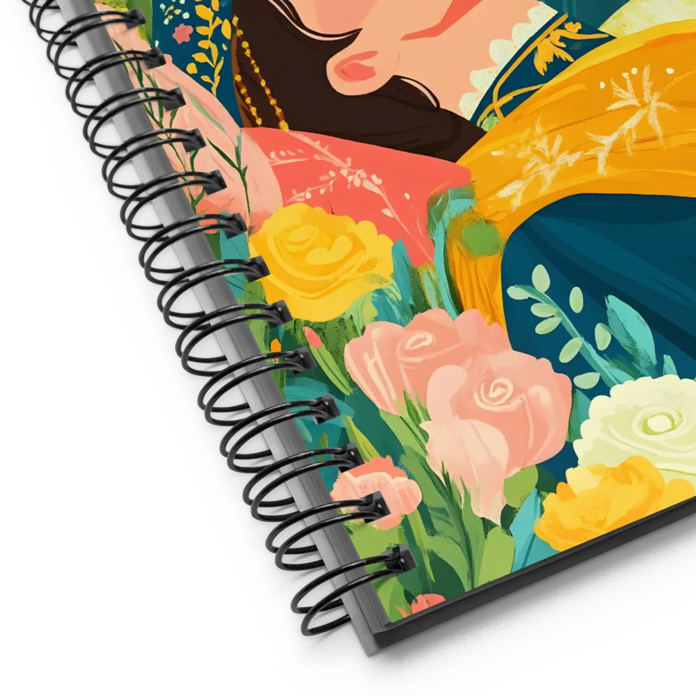 Dreamer in Bloom 
 Spiral Notebook | 140 pages