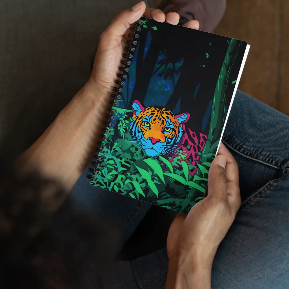 Vibrant Jungle Jaguar 
 Spiral Notebook | 140 pages
