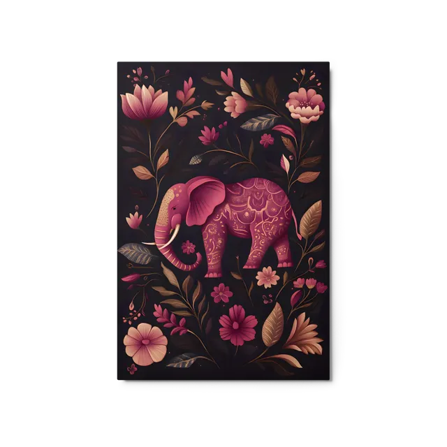 Elephant in Bloom | Art Print