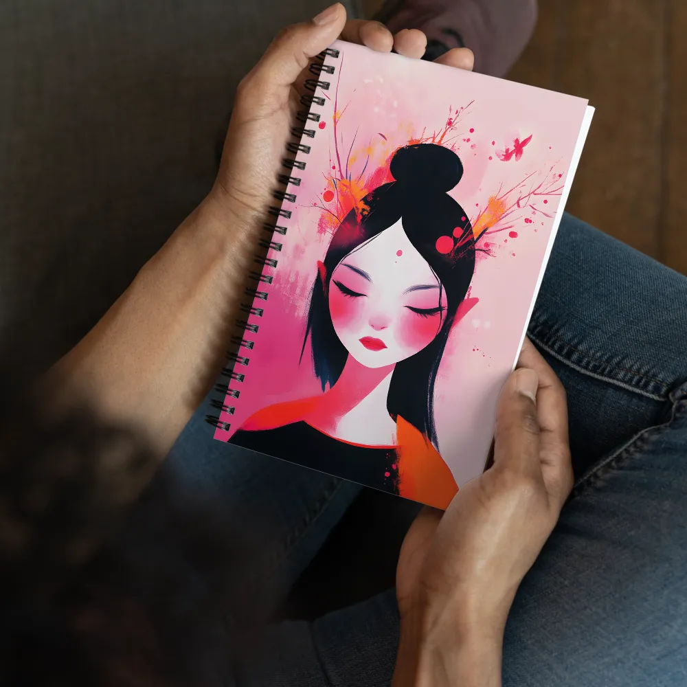 Whispers of Sakura 
 Spiral Notebook | 140 pages