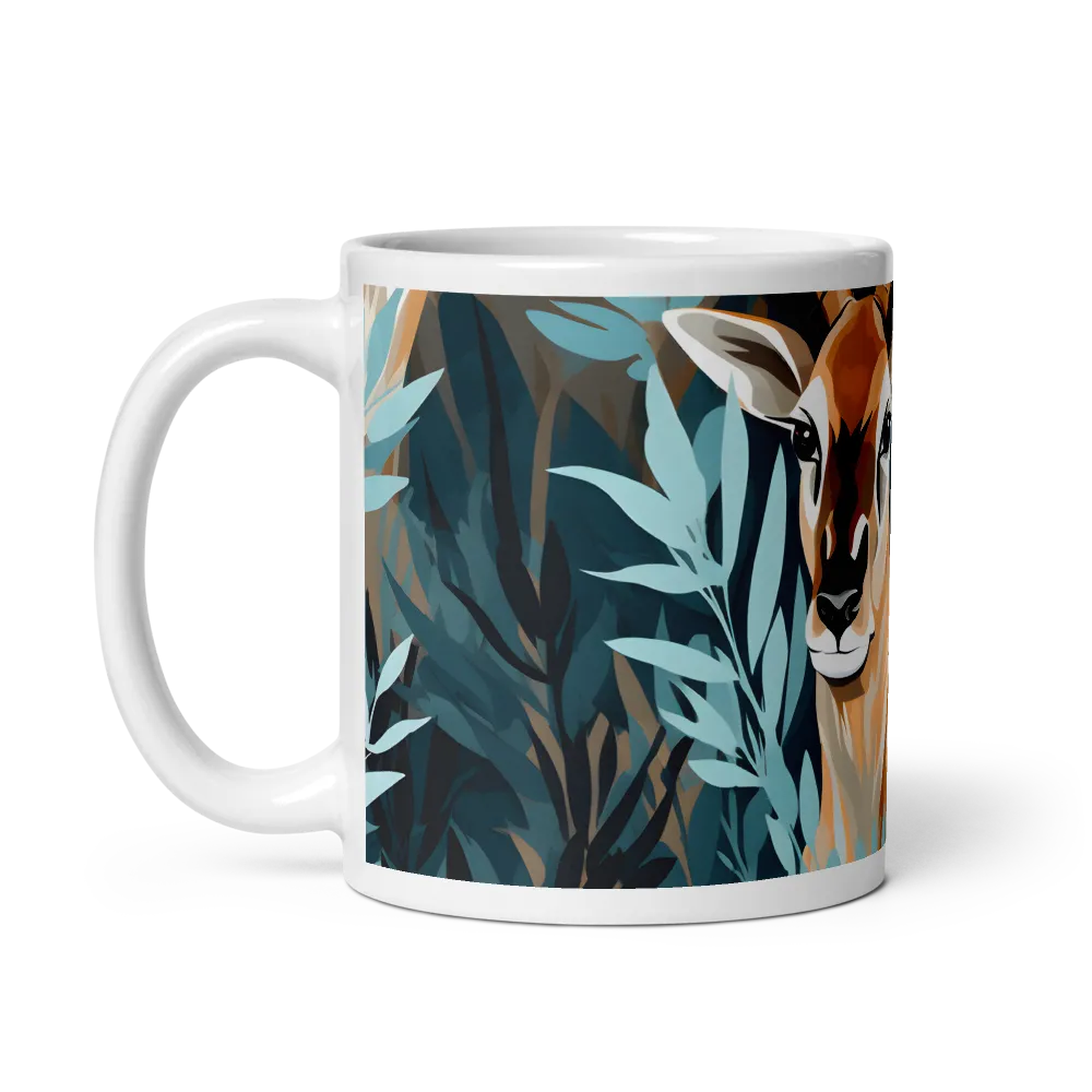 Art Nouveau Gazelle 
 Mug | 20 oz