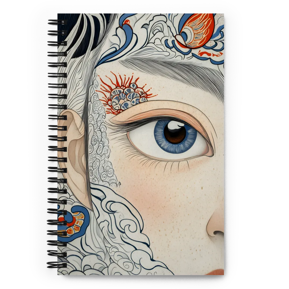 Neo-Ukiyo-e Eye 
 Spiral Notebook | 140 pages