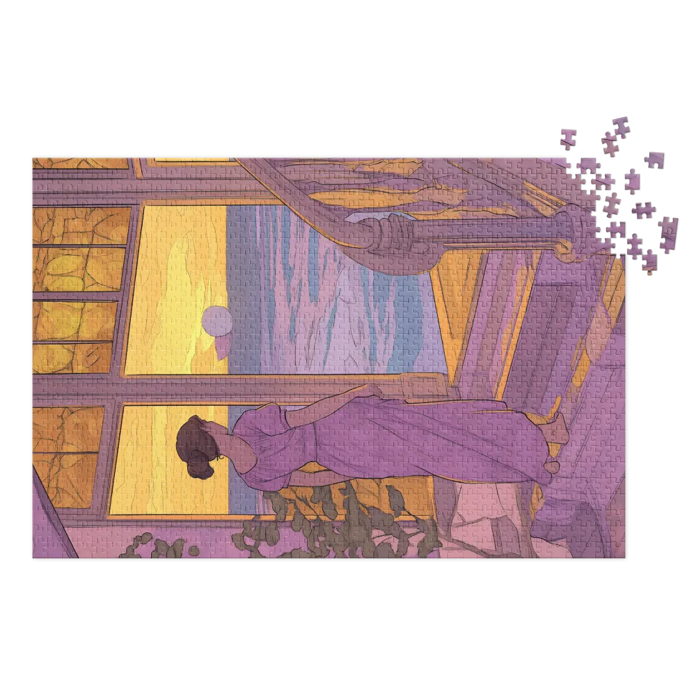 Twilight Reverie 
 Jigsaw Puzzle in Tin Box