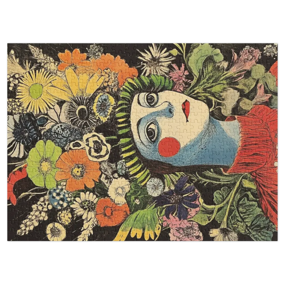 Mulher das Flores 
 Puzzle em caixa de metal