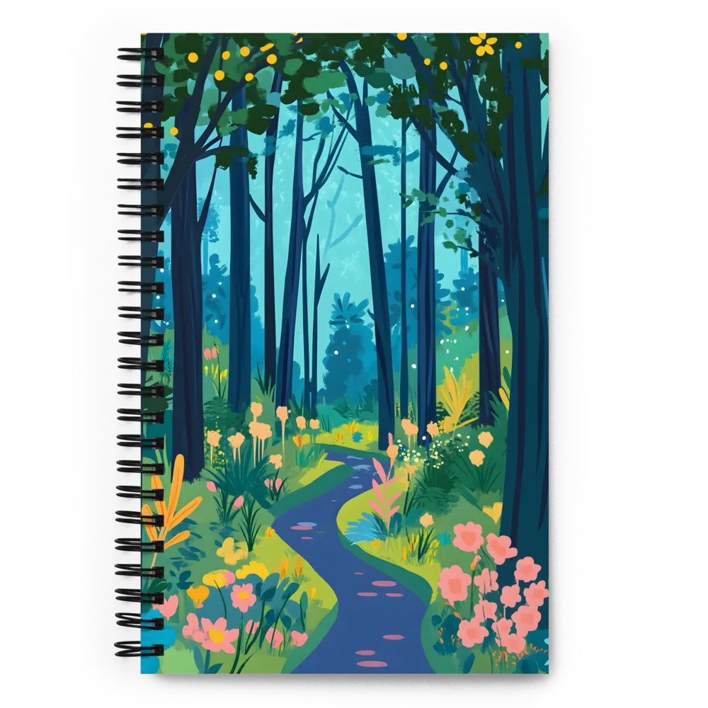 Enchanted Forest Path 
 Spiral Notebook | 140 pages
