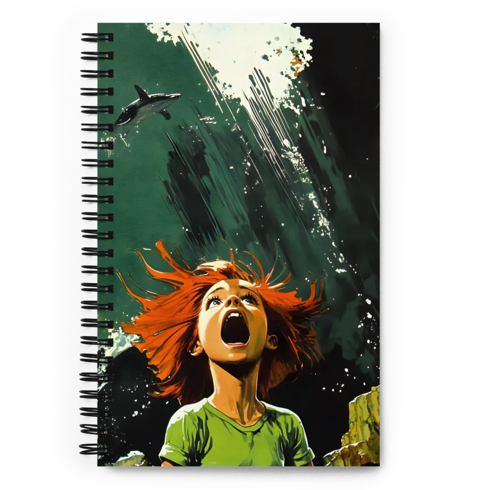 The Scream of the Sea 
 Spiral Notebook | 140 pages