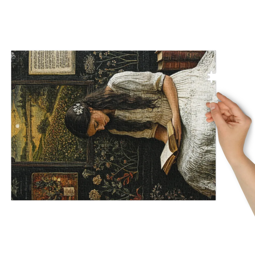 O Refúgio da Leitora 
 Puzzle em caixa de metal