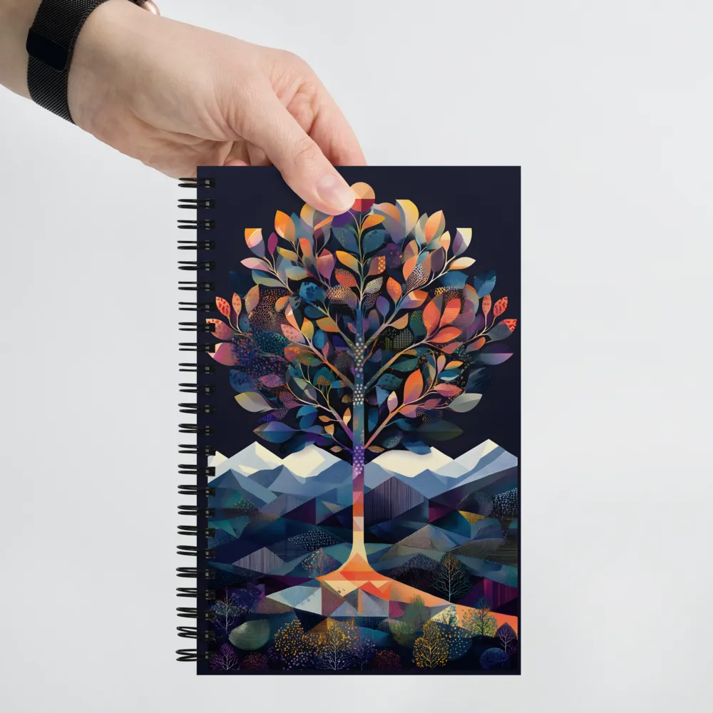Geometric Tree of Life 
 Spiral Notebook | 140 pages