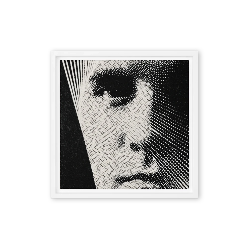Dot Matrix Face | Art Print