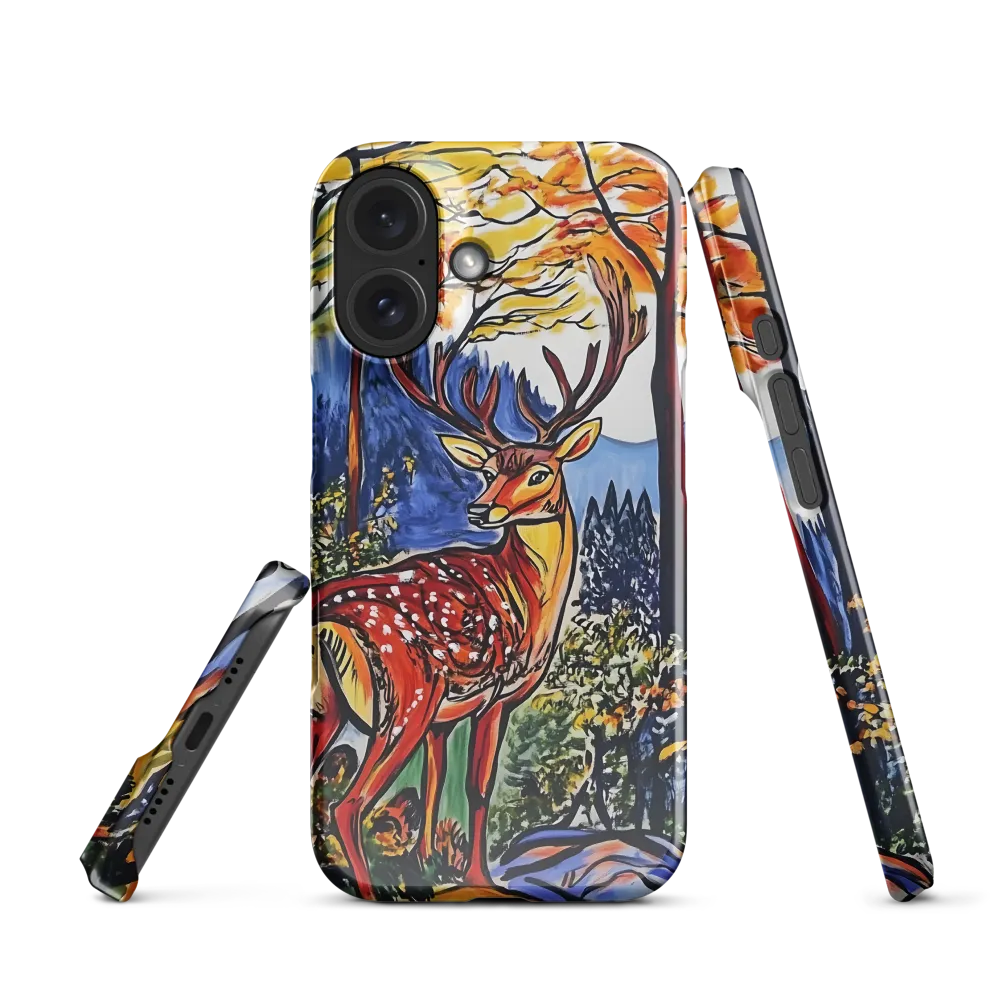 Autumn Stag in Forest 
 iPhone 17 Pro Max | Tough Case