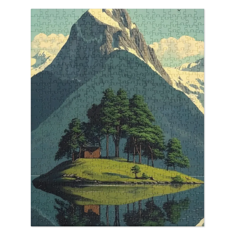 Reflection of Serenity 
 Jigsaw Puzzle