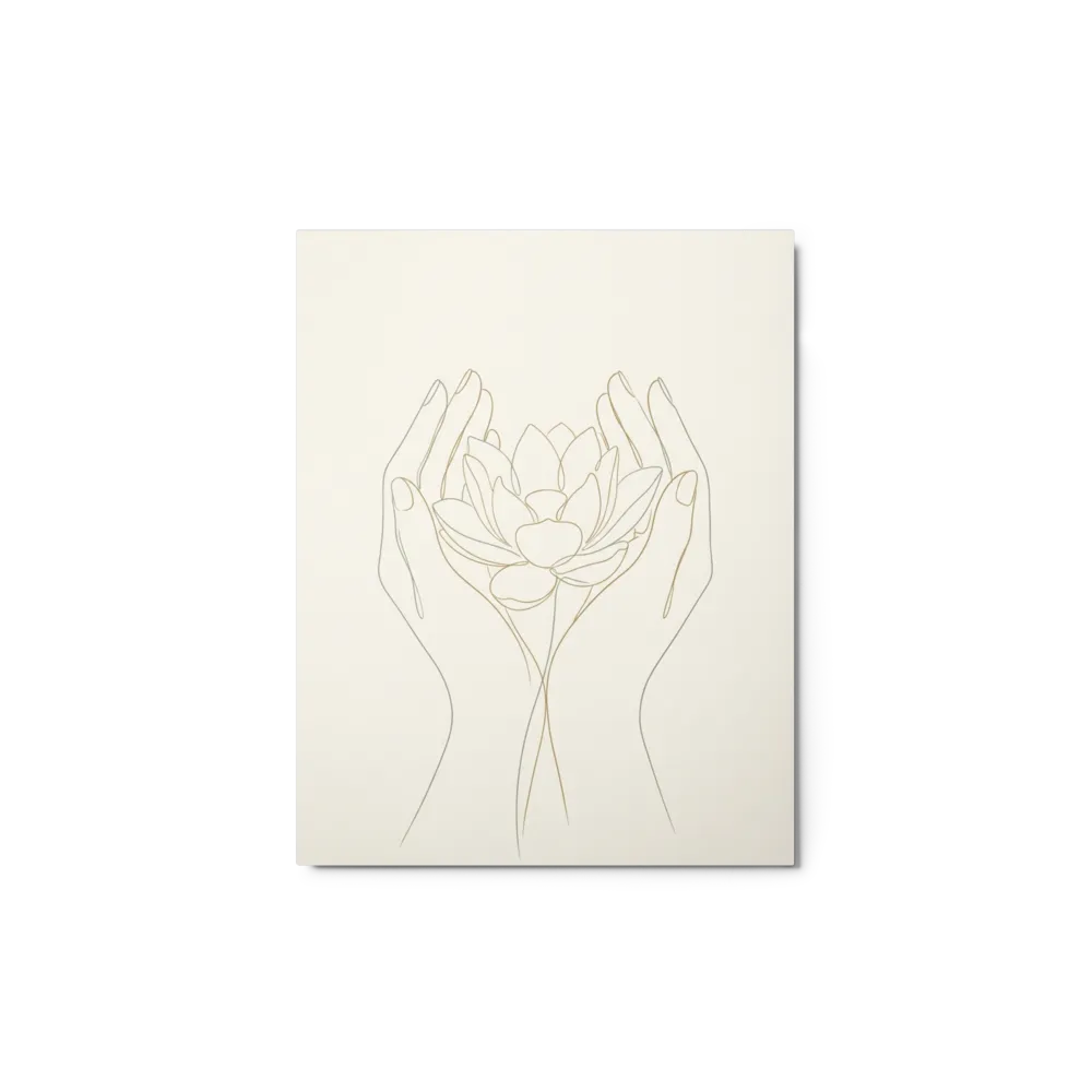 Lotus in Bloom 
 Canvas | 12″x 16″