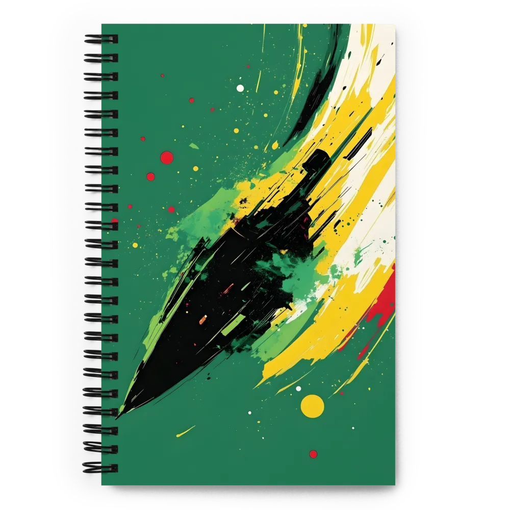 Burst of Kinetic Energy 
 Spiral Notebook | 140 pages
