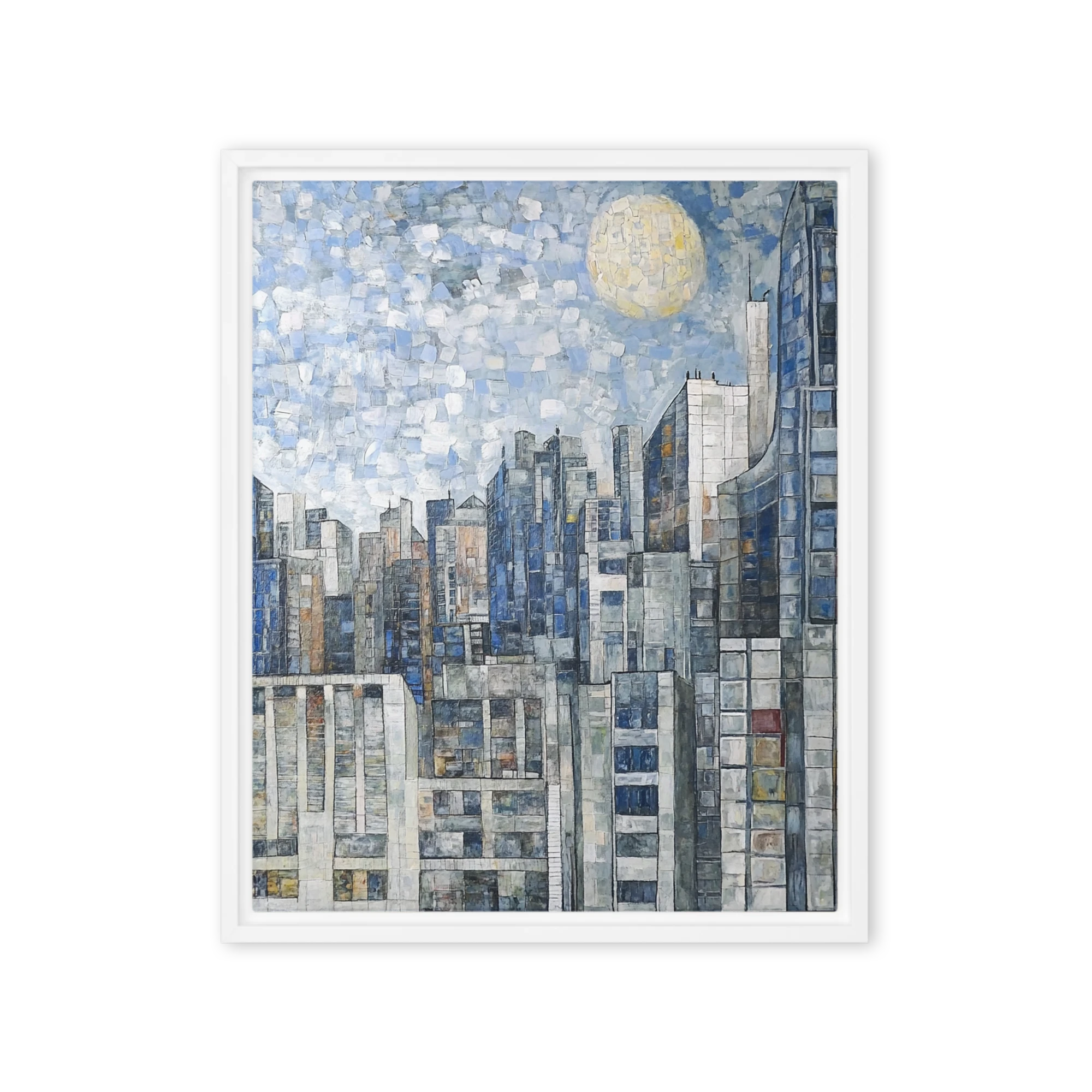 Moonlit Mosaic City