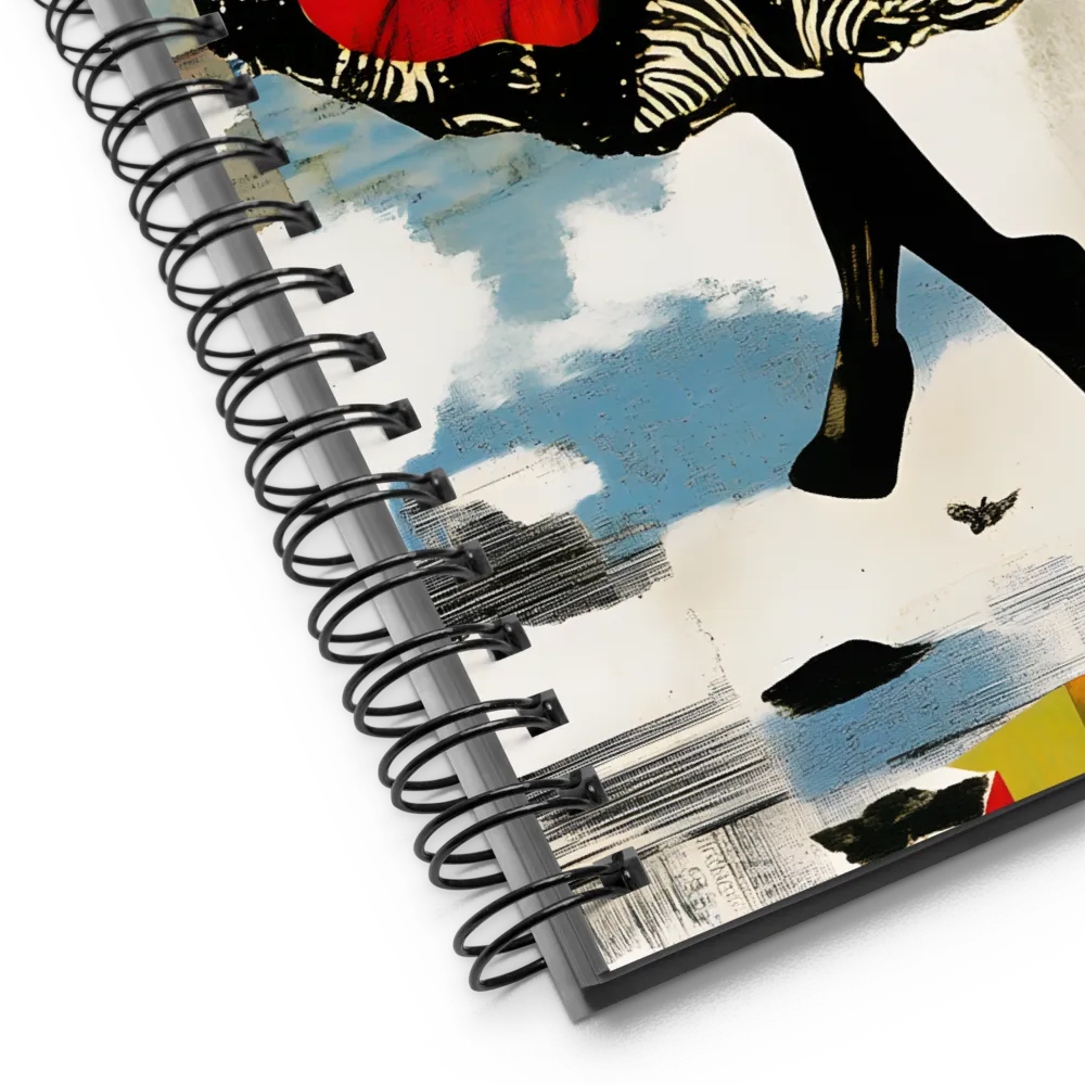 Rhythmic Silhouette Dance 
 Spiral Notebook | 140 pages