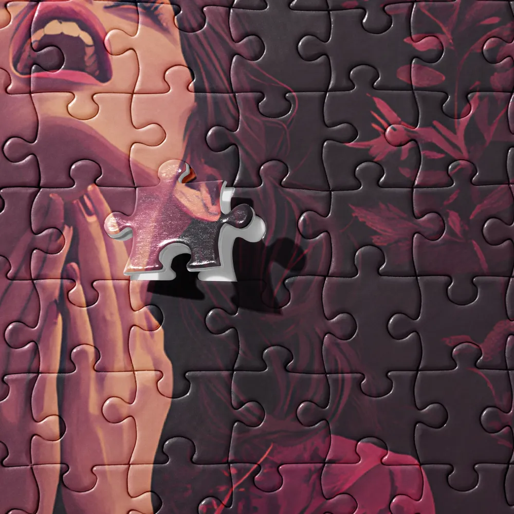 Crimson Ecstasy 
 Jigsaw Puzzle in Tin Box