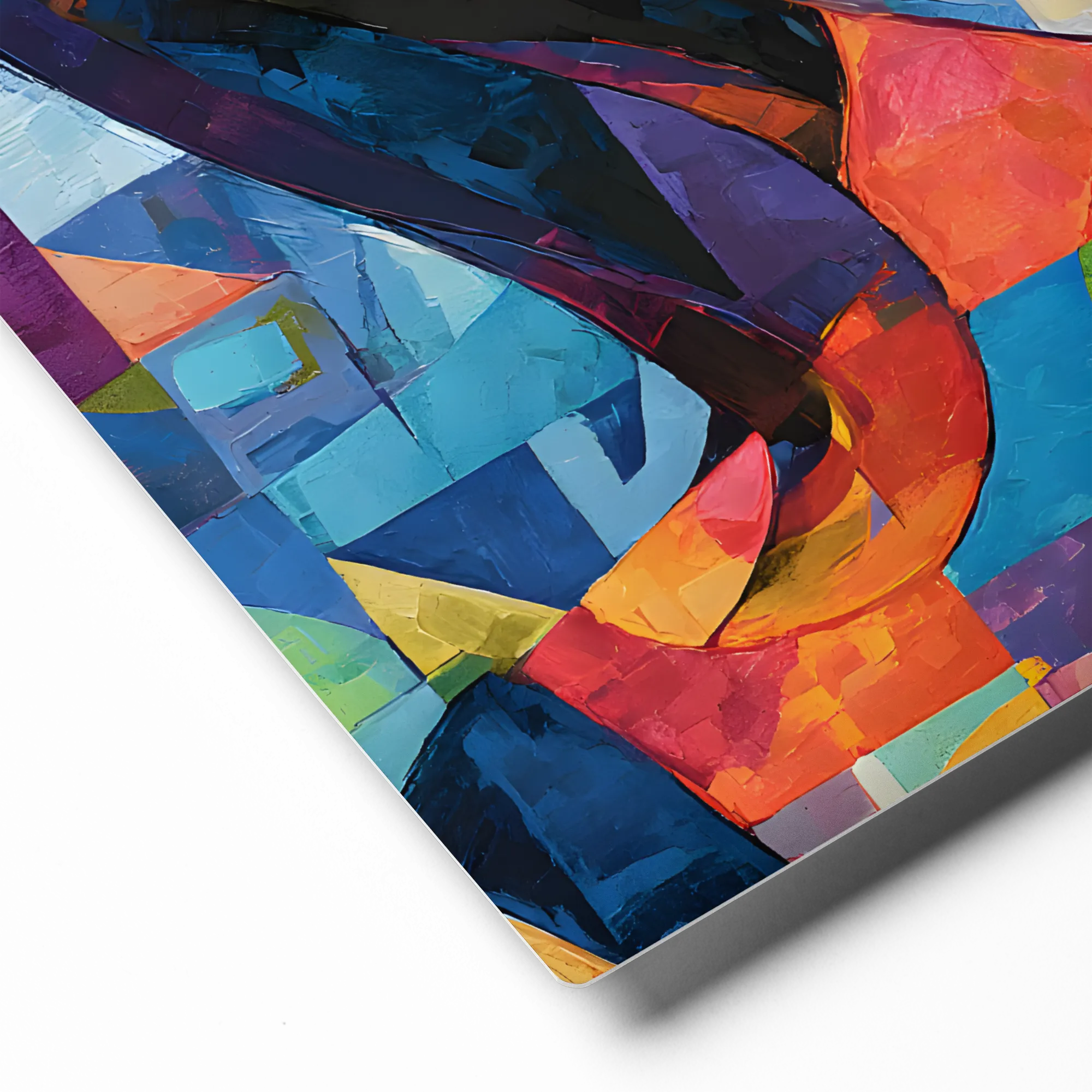 Fragmented Gaze 
 Canvas with Black Frame