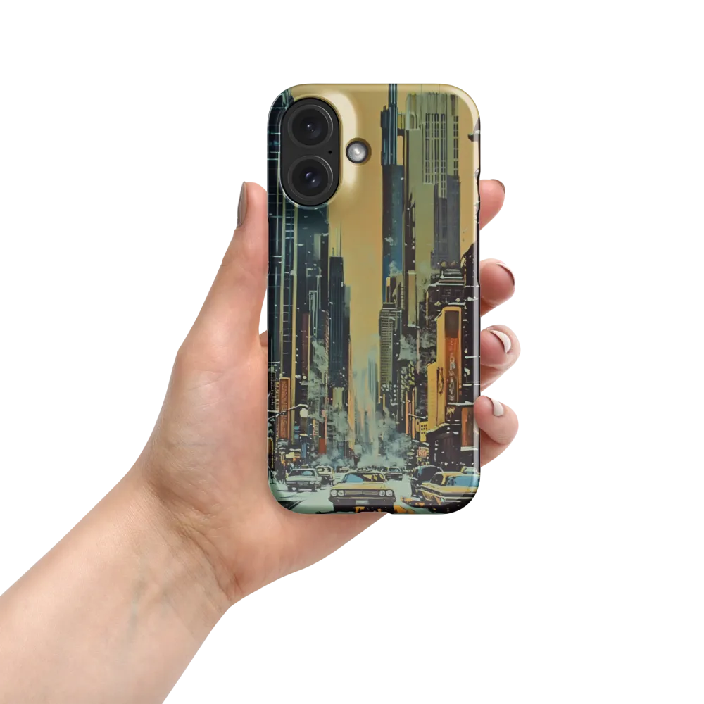 Winter Cityscape Painting 
 iPhone 16 Pro | Tough Case