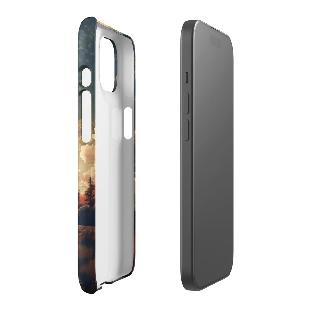 Sunset Landscape over River | Phone Case