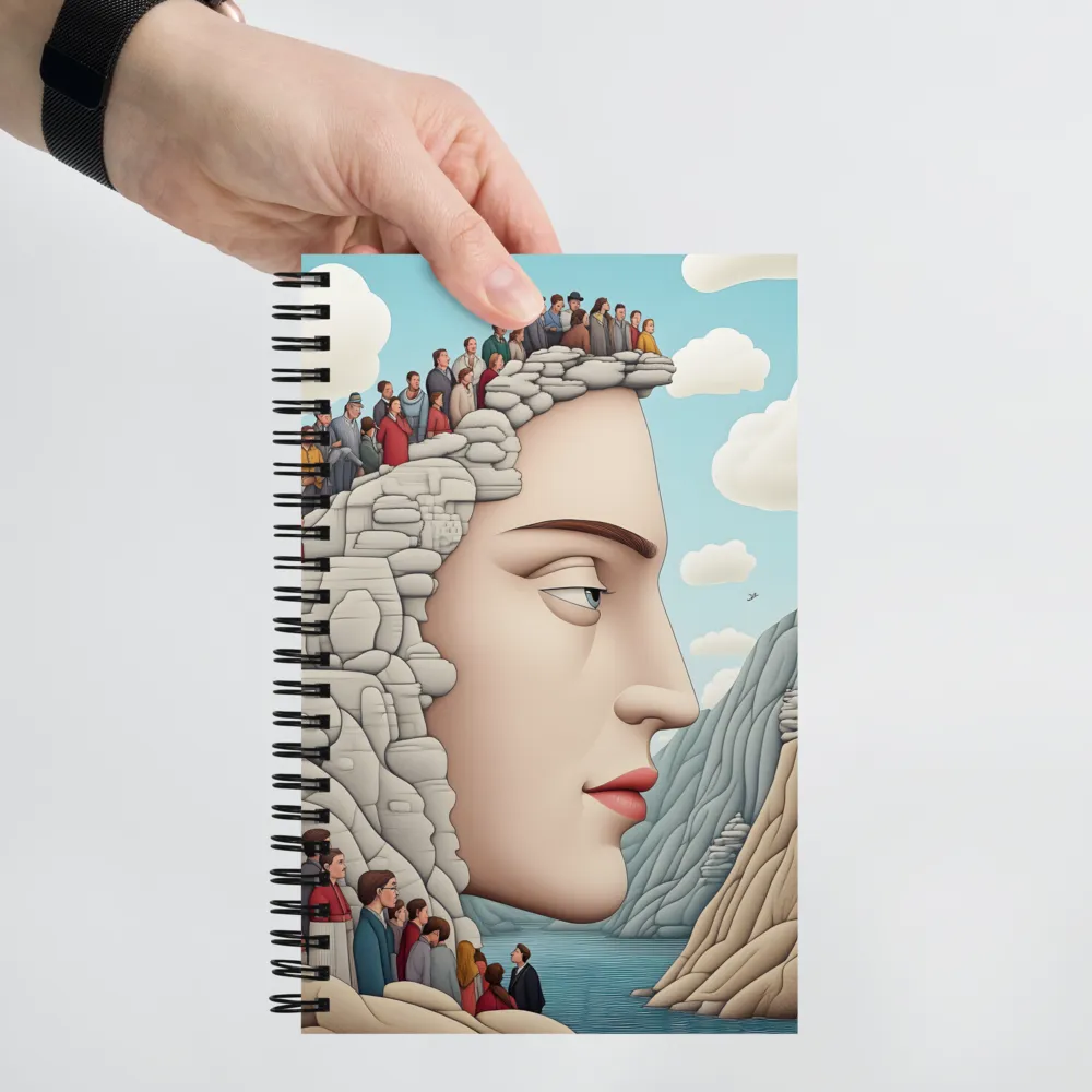 The Mountain's Gaze 
 Spiral Notebook | 140 pages