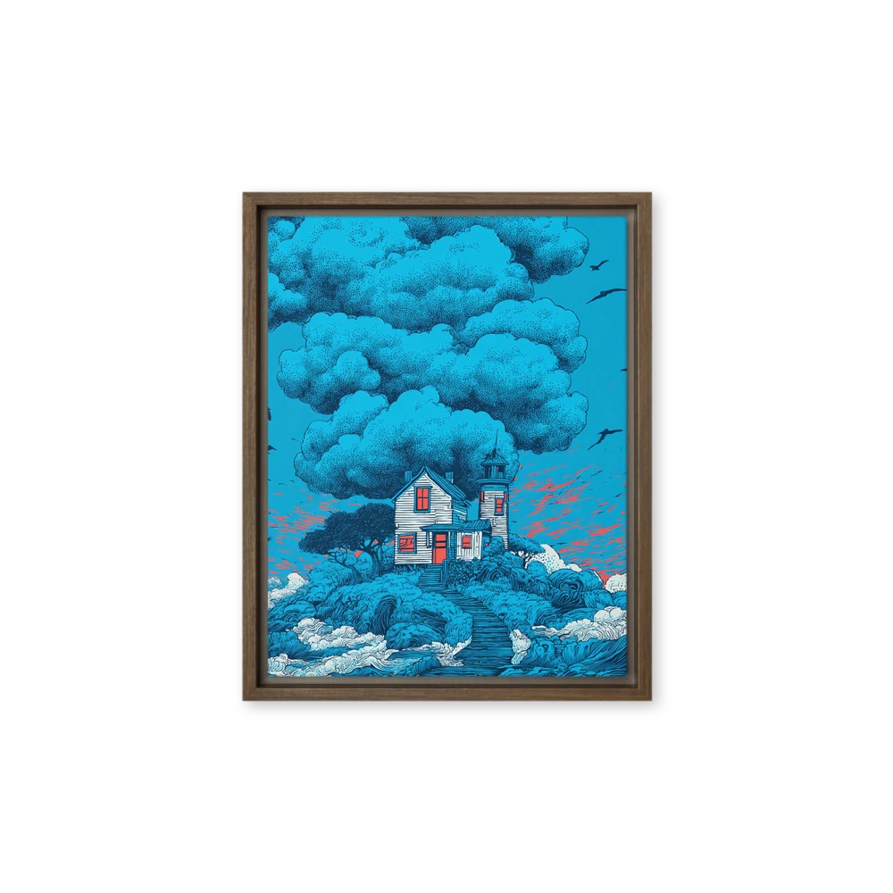 Beacon on Blue | Art Print